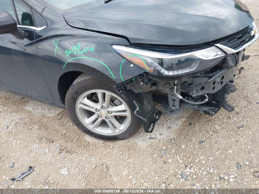 2018 Chevrolet Cruze Lt Auto VIN: 3G1BE6SM9JS622192 Lot: 39405165