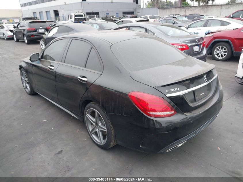 2016 Mercedes-Benz C 300 Luxury/Sport VIN: 55SWF4JB5GU113453 Lot: 39405174