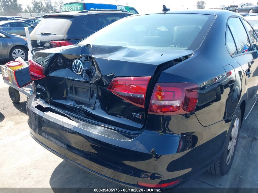 2016 Volkswagen Jetta 1.4T S VIN: 3VW267AJ7GM266336 Lot: 39405175