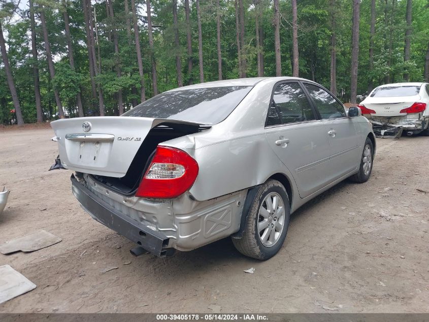 2003 Toyota Camry Xle VIN: 4T1BE32K23U141879 Lot: 39405178