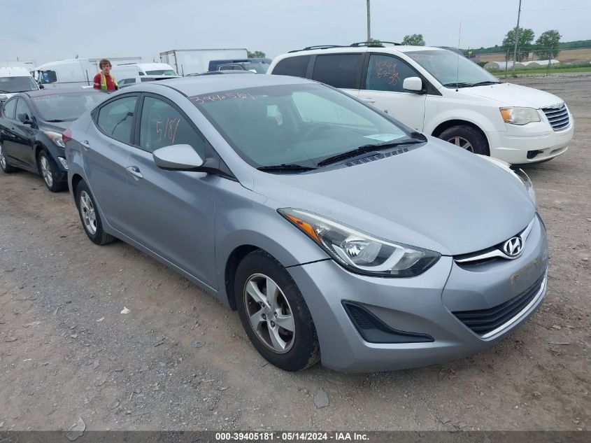 2015 Hyundai Elantra Se VIN: 5NPDH4AE7FH629858 Lot: 39405181