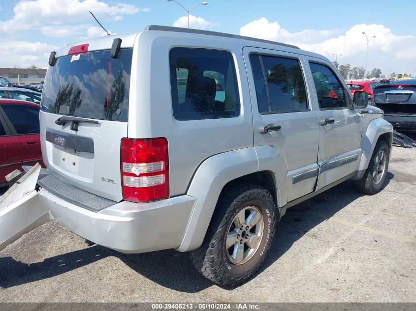 2008 Jeep Liberty Sport VIN: 1J8GP28K28W281585 Lot: 39405213