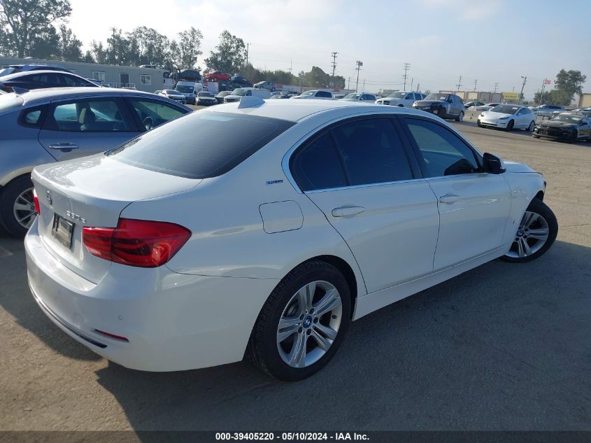 2017 BMW 330E Iperformance VIN: WBA8E1C30HK895499 Lot: 39405220