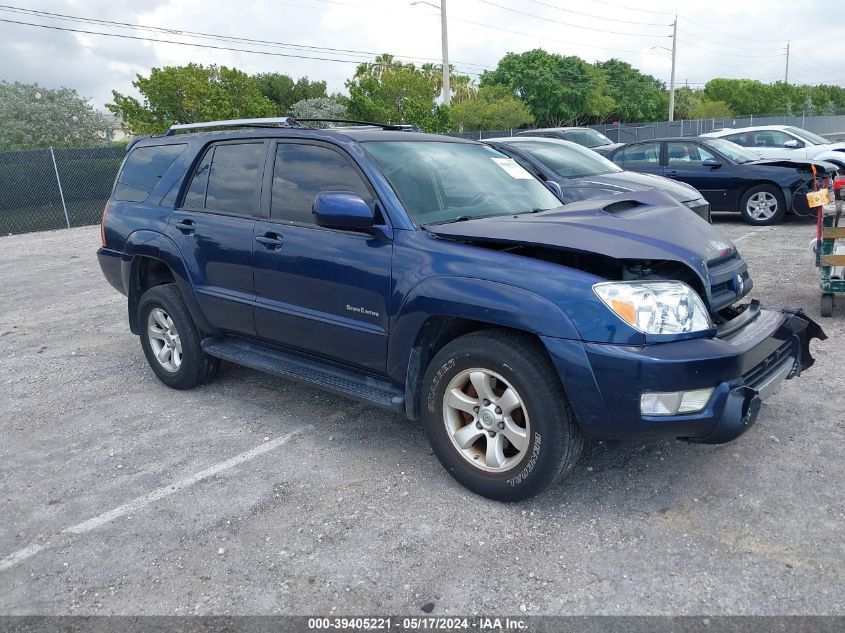 2005 Toyota 4Runner Sr5 Sport V6 VIN: JTEZU14R258036402 Lot: 39405221