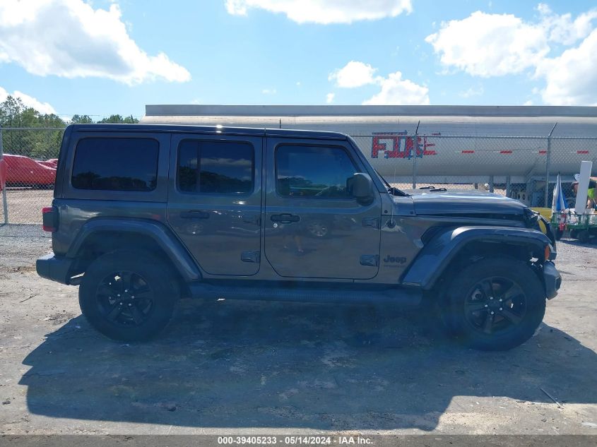 2020 Jeep Wrangler Unlimited Sahara Altitude 4X4 VIN: 1C4HJXEG5LW285858 Lot: 39405233