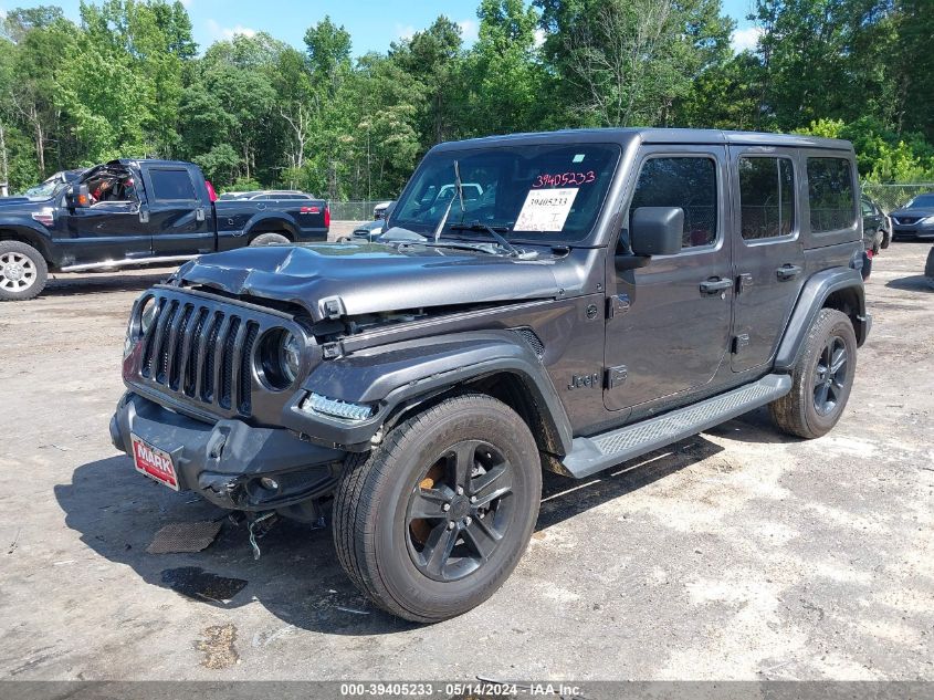 2020 Jeep Wrangler Unlimited Sahara Altitude 4X4 VIN: 1C4HJXEG5LW285858 Lot: 39405233