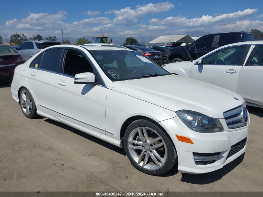 2013 Mercedes-Benz C 250 Luxury/Sport VIN: WDDGF4HB9DR268949 Lot: 39405247