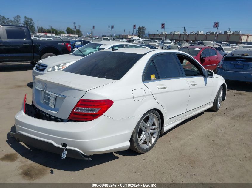 2013 Mercedes-Benz C 250 Luxury/Sport VIN: WDDGF4HB9DR268949 Lot: 39405247