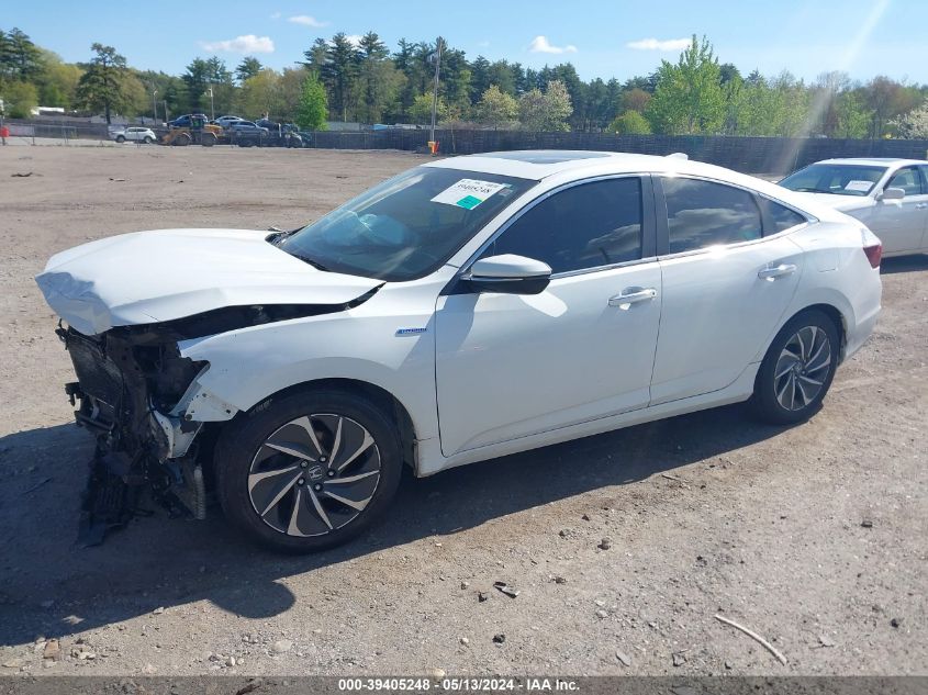 2019 Honda Insight Touring VIN: 19XZE4F9XKE008610 Lot: 39405248