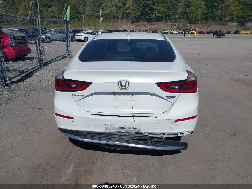 2019 Honda Insight Touring VIN: 19XZE4F9XKE008610 Lot: 39405248