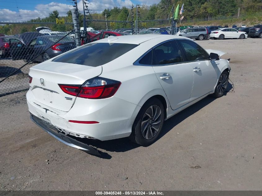 2019 Honda Insight Touring VIN: 19XZE4F9XKE008610 Lot: 39405248