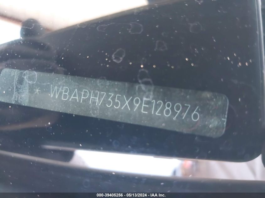 2009 BMW 328I VIN: WBAPH735X9E128976 Lot: 39405256