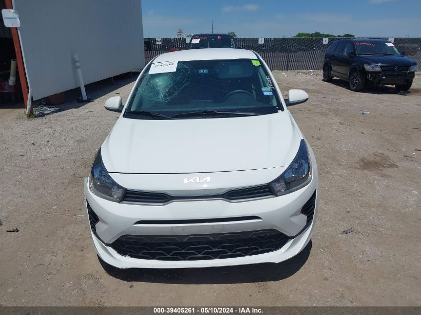 2022 Kia Rio Lx VIN: 3KPA24AD1NE438371 Lot: 39405261