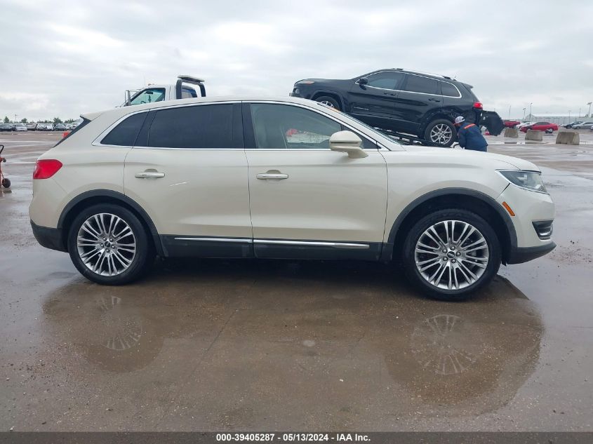 2018 Lincoln Mkx Reserve VIN: 2LMPJ6LR2JBL41456 Lot: 39405287