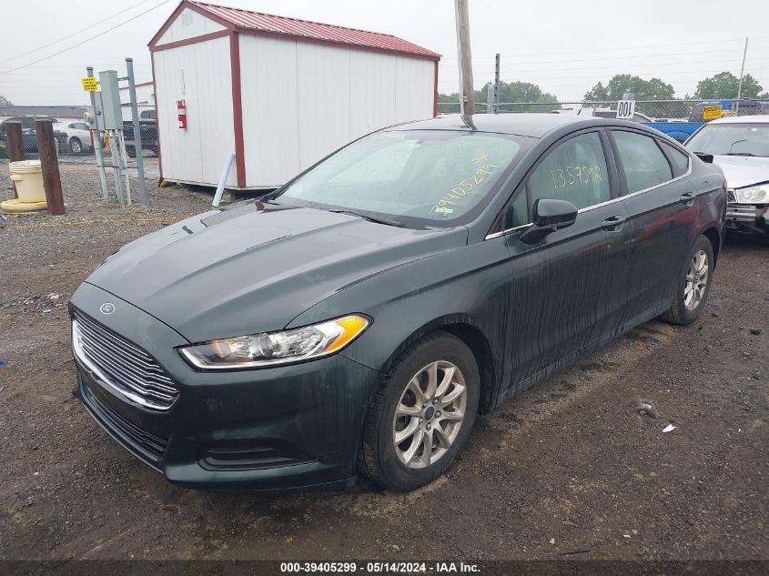 2016 Ford Fusion S VIN: 3FA6P0G77GR191568 Lot: 39405299