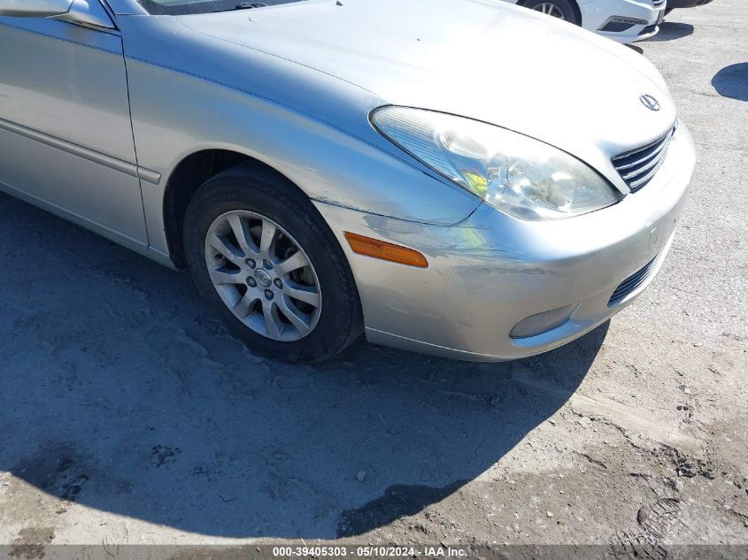 2004 Lexus Es 330 VIN: JTHBA30G140007838 Lot: 39405303