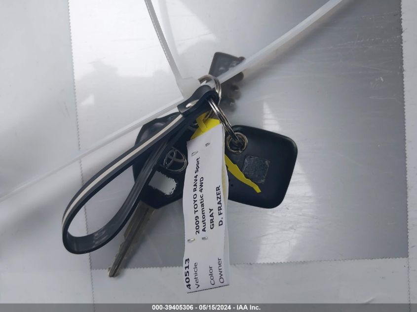 2009 Toyota Rav4 Sport V6 VIN: JTMBK32V795080815 Lot: 39405306