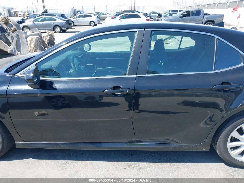 2021 Toyota Camry Le VIN: 4T1C11AK7MU575917 Lot: 39405314