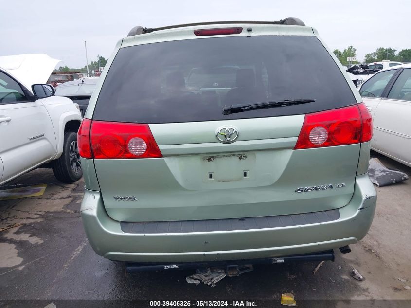 2010 Toyota Sienna Le VIN: 5TDKK4CC0AS291016 Lot: 39405325