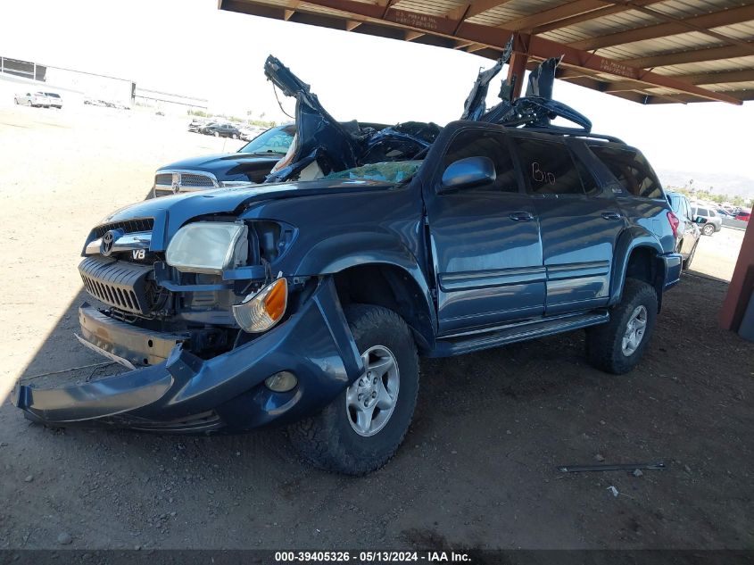 2005 Toyota Sequoia Sr5 V8 VIN: 5TDBT44AX5S237741 Lot: 39405326