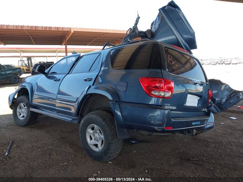 2005 Toyota Sequoia Sr5 V8 VIN: 5TDBT44AX5S237741 Lot: 39405326