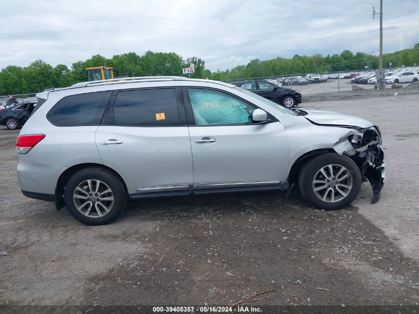 2014 Nissan Pathfinder Sl VIN: 5N1AR2MM4EC733818 Lot: 39405357