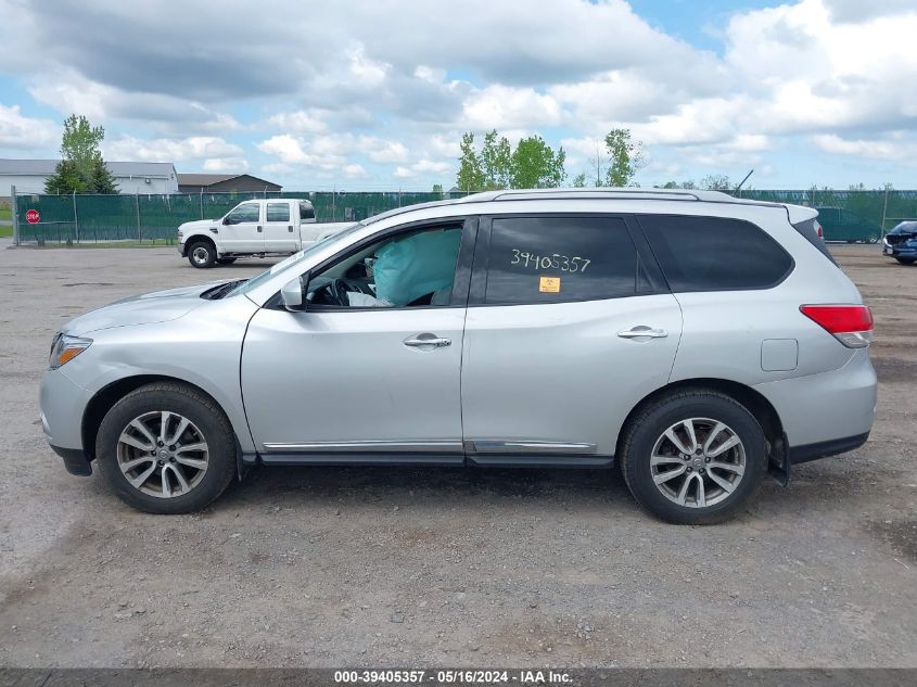 2014 Nissan Pathfinder Sl VIN: 5N1AR2MM4EC733818 Lot: 39405357