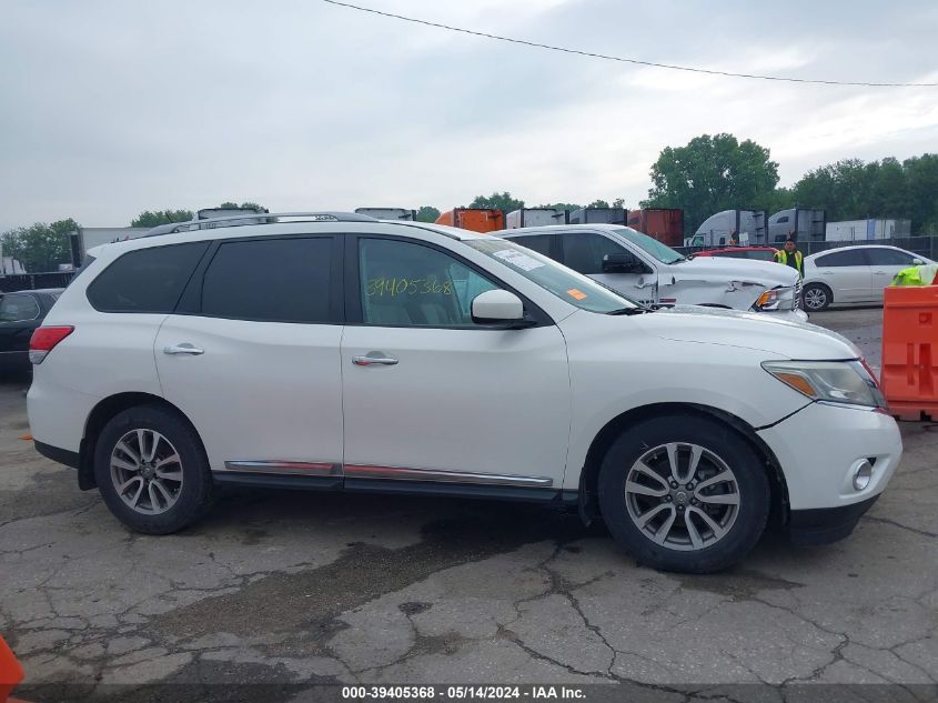 2014 Nissan Pathfinder Sl VIN: 5N1AR2MN4EC647479 Lot: 39405368