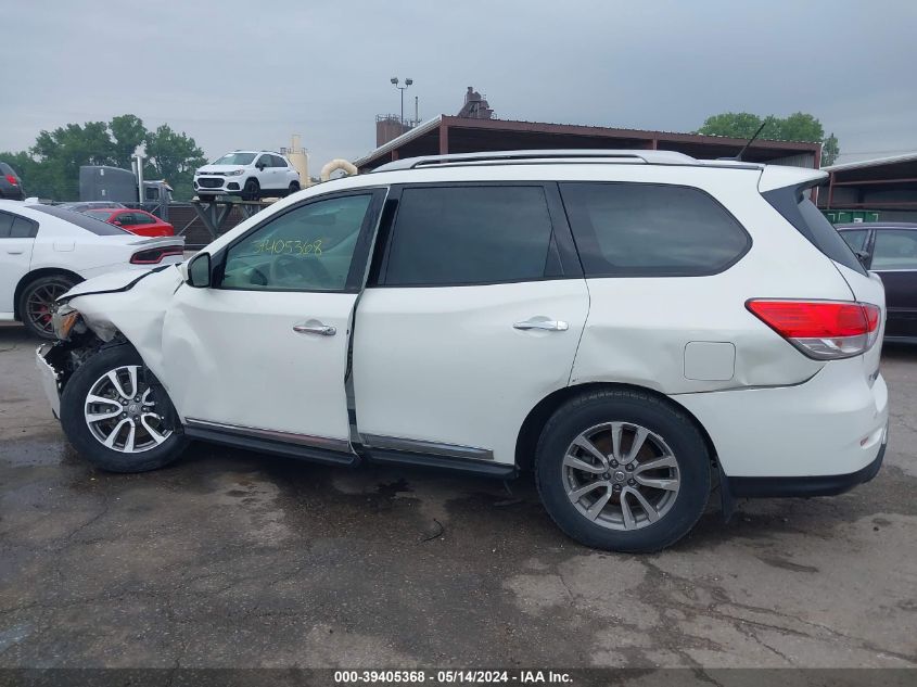 2014 Nissan Pathfinder Sl VIN: 5N1AR2MN4EC647479 Lot: 39405368