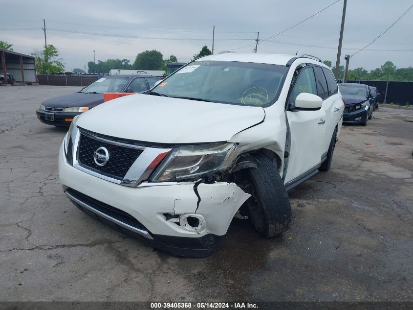 2014 Nissan Pathfinder Sl VIN: 5N1AR2MN4EC647479 Lot: 39405368