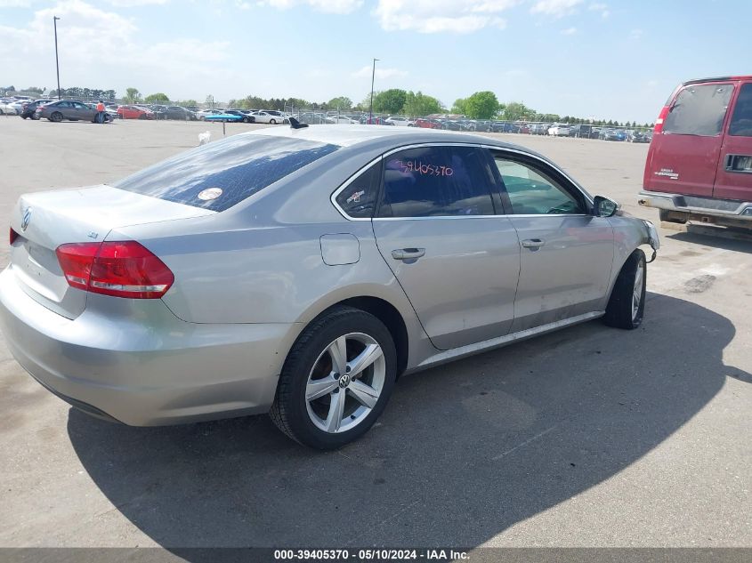 2012 Volkswagen Passat 2.5L Se VIN: 1VWBP7A34CC095376 Lot: 39405370