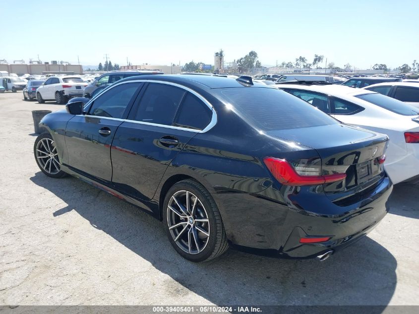 2020 BMW 330I VIN: 3MW5R1J06L8B30291 Lot: 39405401