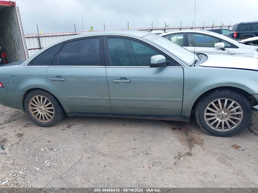 2006 Mercury Montego Premier VIN: 1MEFM42116G604859 Lot: 39405410