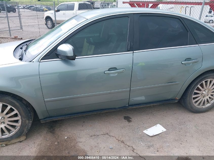 2006 Mercury Montego Premier VIN: 1MEFM42116G604859 Lot: 39405410