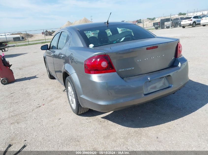 2013 Dodge Avenger Sxt VIN: 1C3CDZCBXDN502644 Lot: 39405420