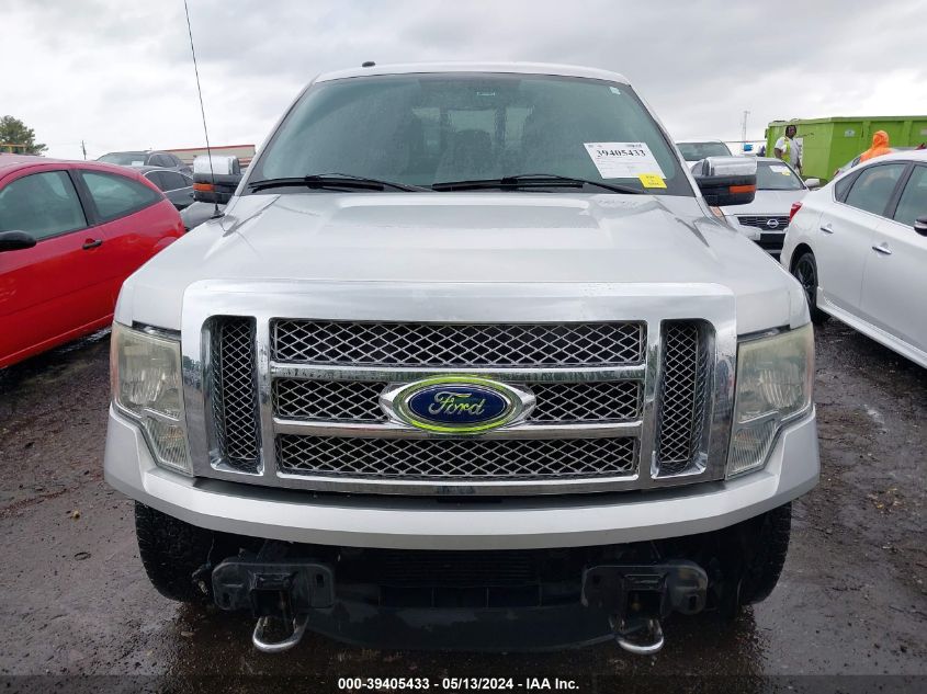 2011 Ford F-150 Lariat VIN: 1FTFW1ET7BFB60555 Lot: 39405433