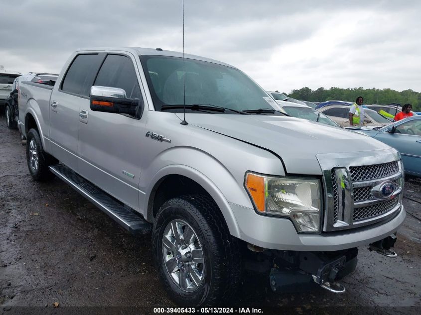 2011 Ford F-150 Lariat VIN: 1FTFW1ET7BFB60555 Lot: 39405433