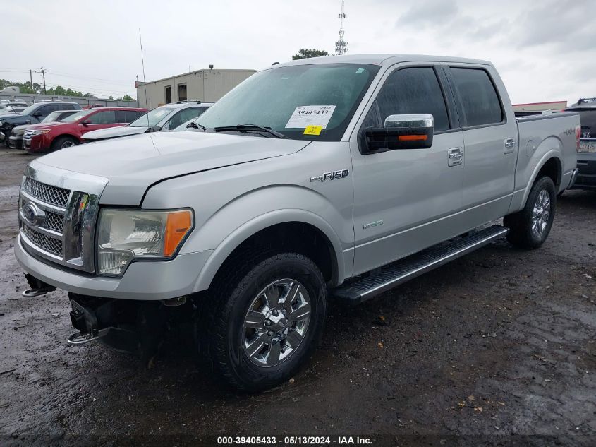 2011 Ford F-150 Lariat VIN: 1FTFW1ET7BFB60555 Lot: 39405433