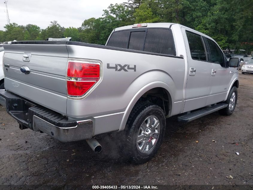 2011 Ford F-150 Lariat VIN: 1FTFW1ET7BFB60555 Lot: 39405433