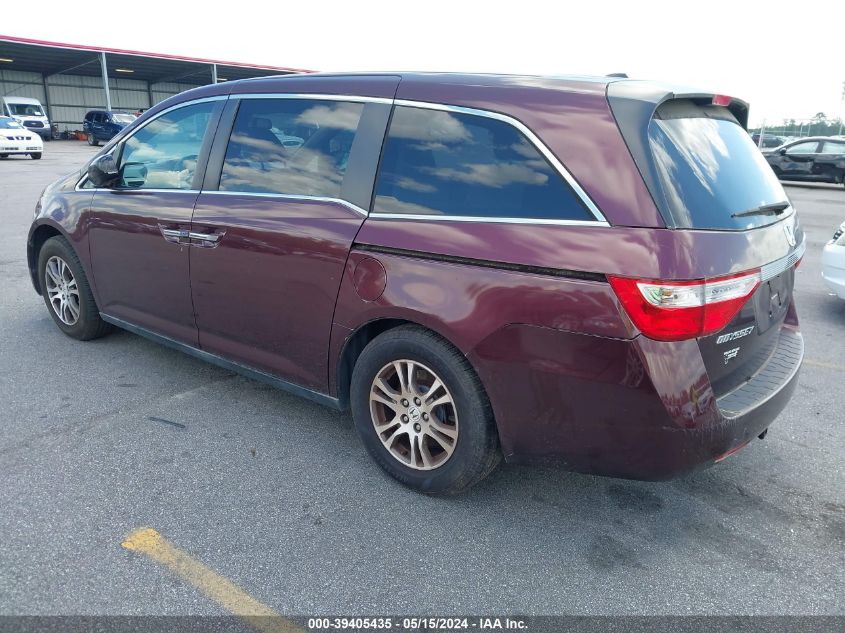 2011 Honda Odyssey Ex-L VIN: 5FNRL5H64BB046553 Lot: 39405435