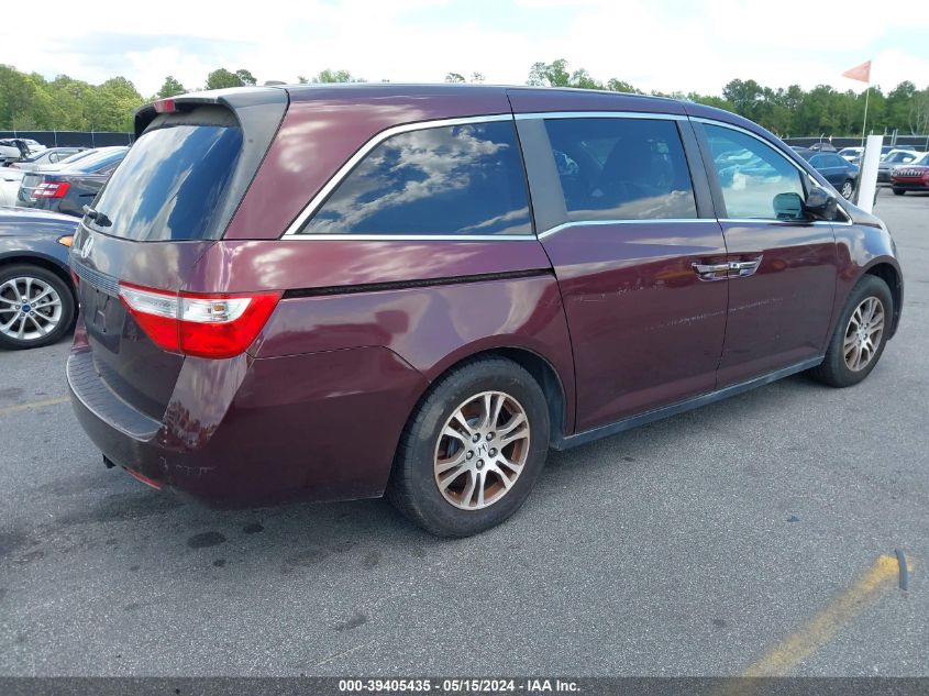 2011 Honda Odyssey Ex-L VIN: 5FNRL5H64BB046553 Lot: 39405435