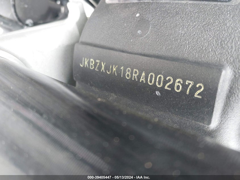 VIN JKBZXJK18RA002672 2024 KAWASAKI ZX636 K