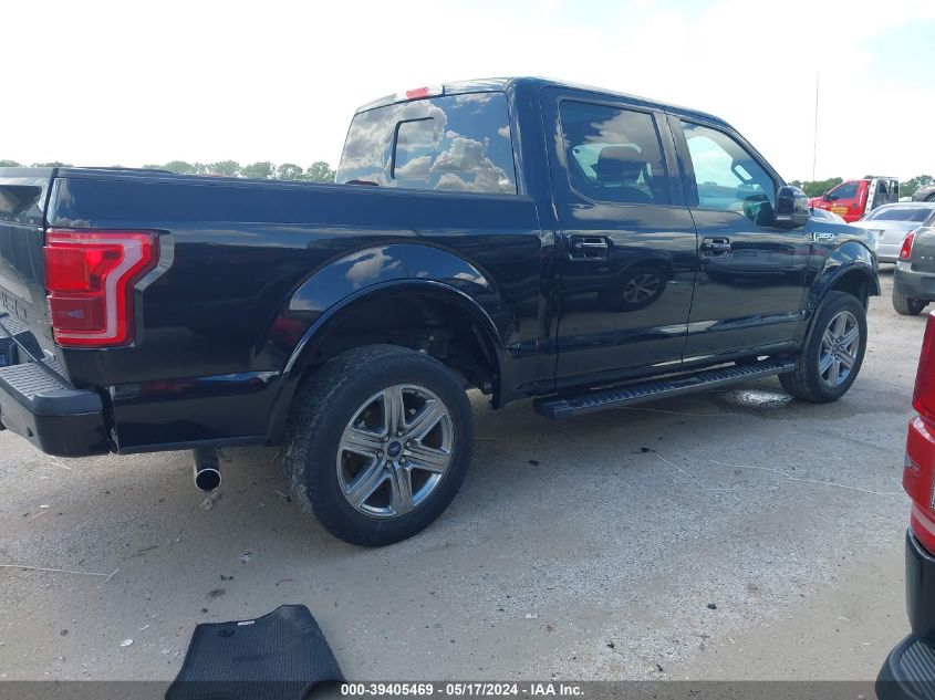 2018 FORD F-150 LARIAT - 1FTEW1EGXJKE36344