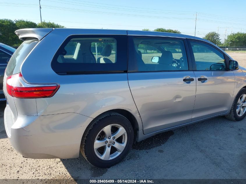 2017 Toyota Sienna VIN: 5TDZZ3DC9HS821027 Lot: 39405499