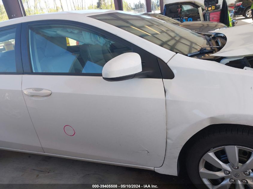 2017 Toyota Corolla Le VIN: 2T1BURHE3HC924614 Lot: 39405508