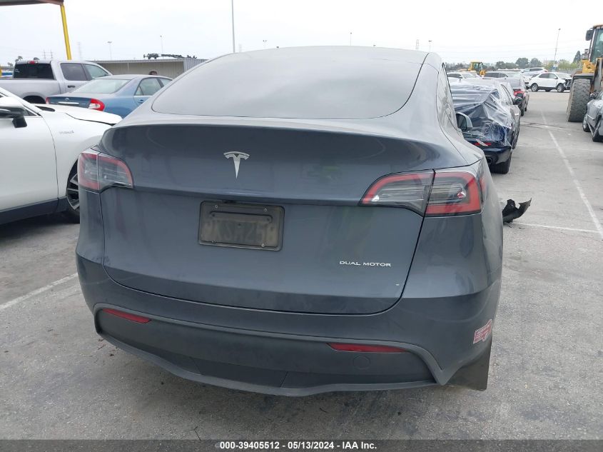 2023 Tesla Model Y Awd/Long Range Dual Motor All-Wheel Drive VIN: 7SAYGDEE5PA211538 Lot: 39405512