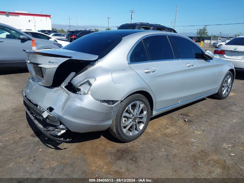 2015 Mercedes-Benz C 300 4Matic/Luxury 4Matic/Sport 4Matic VIN: 55SWF4KB1FU009104 Lot: 39405513