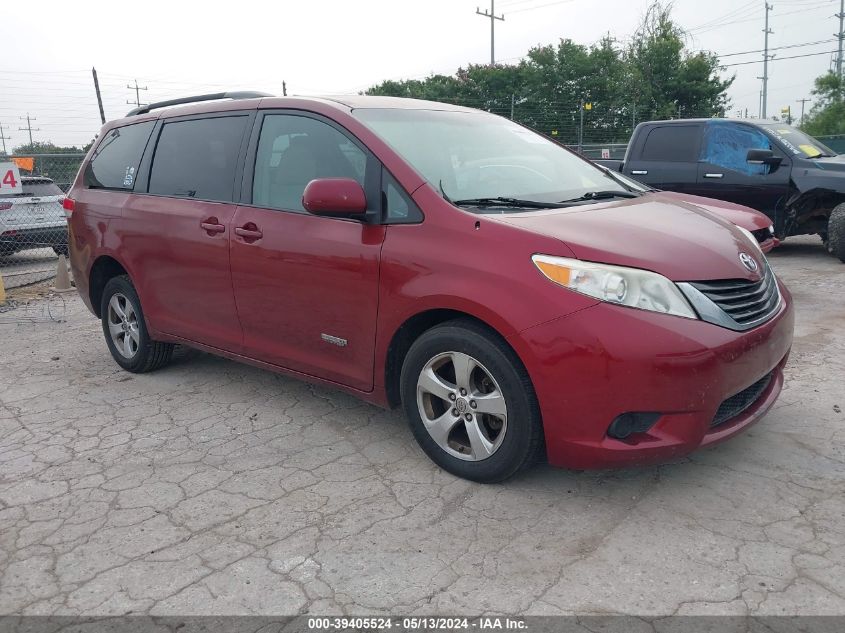 2013 Toyota Sienna Le VIN: 5TDKK3DC3DS378891 Lot: 39405524