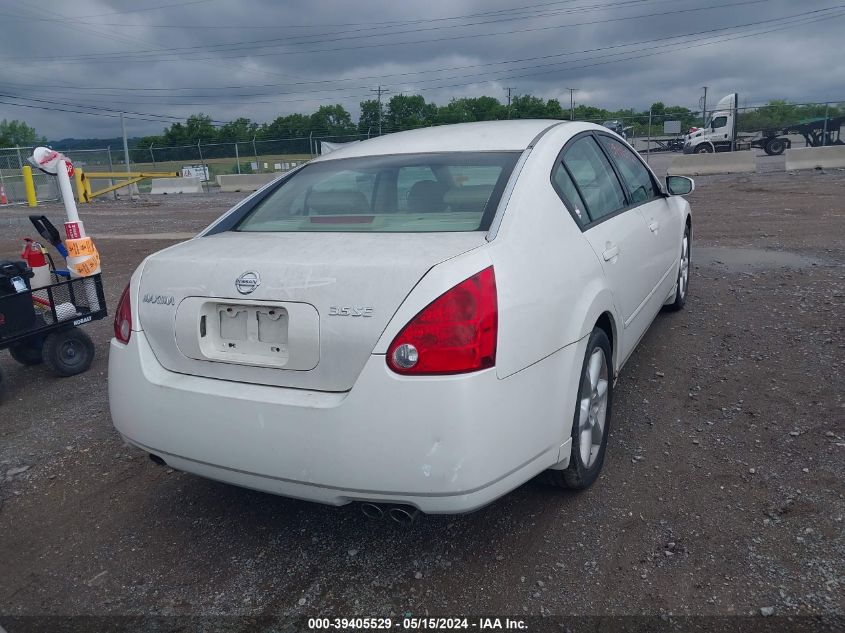 2004 Nissan Maxima 3.5 Se VIN: 1N4BA41E04C811315 Lot: 39405529