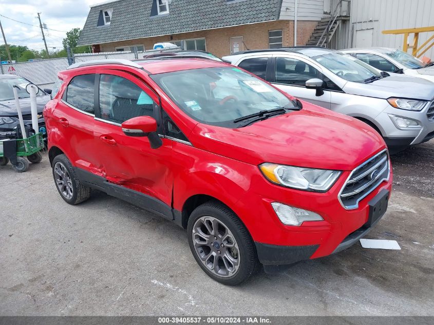 2021 Ford Ecosport Titanium VIN: MAJ6S3KL9MC402784 Lot: 39405537